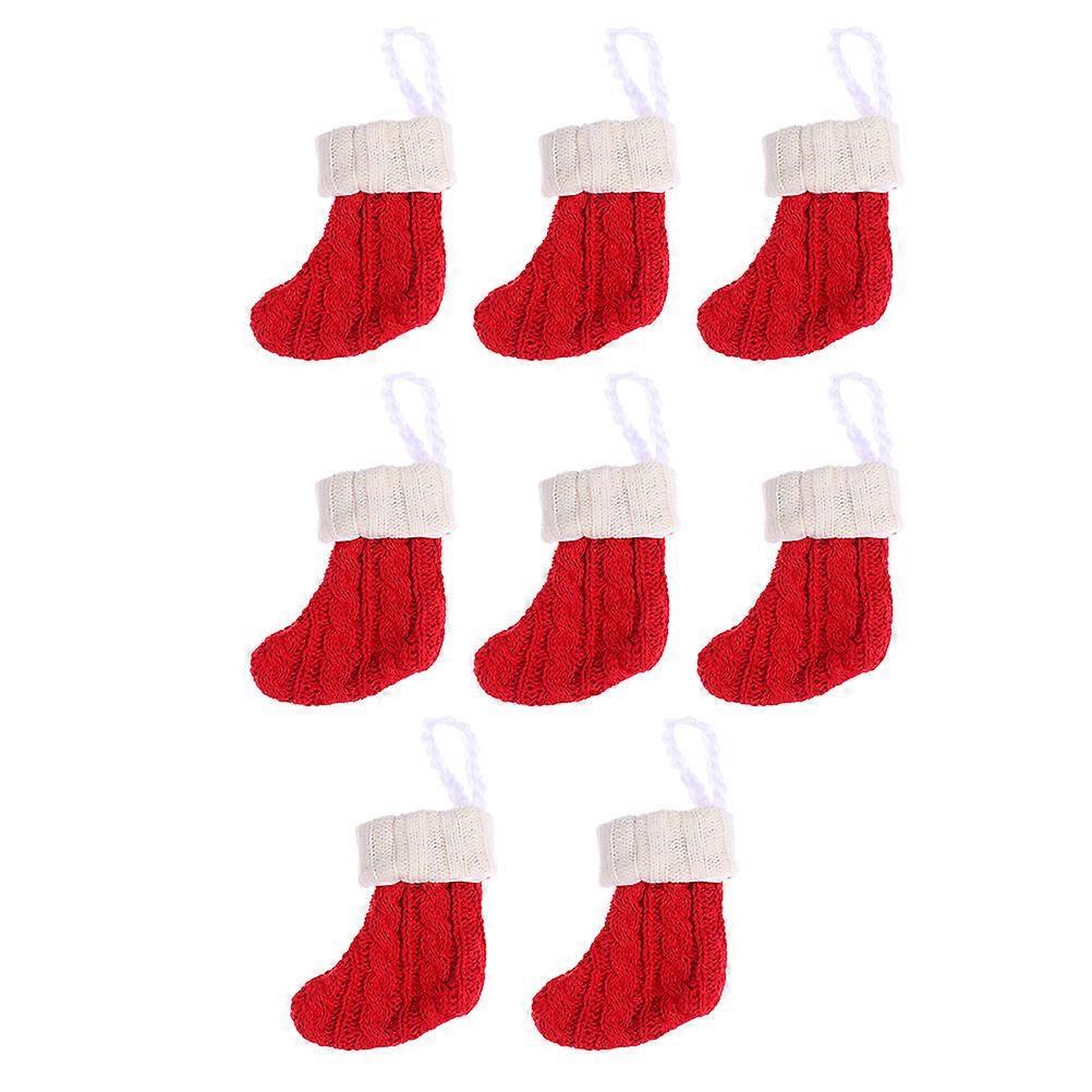 Christmas Silverware Holder for Parties with 8Pcs and Forks