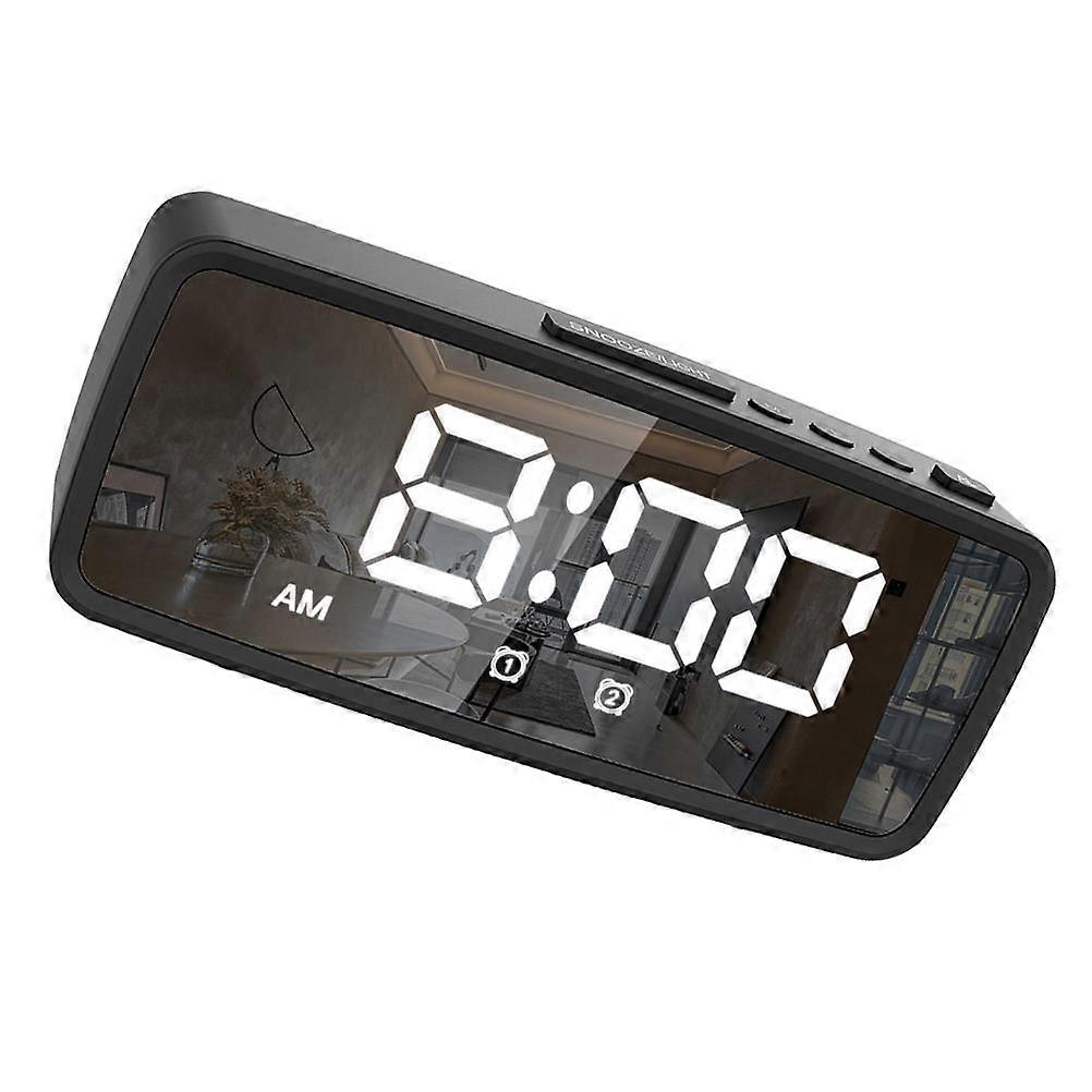 LED Electronic Alarm Clock for Home Use 2Sets Simple Small Alarm Clocks