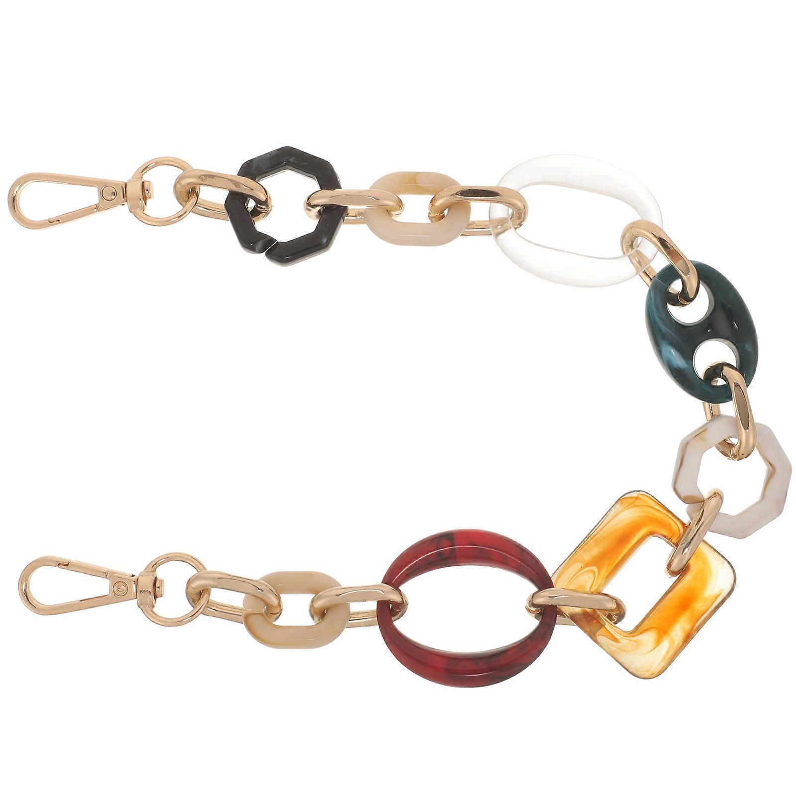Bag Chain Acrylic Handbag Chain for Replacement 4Pcs DIY Purse Chains