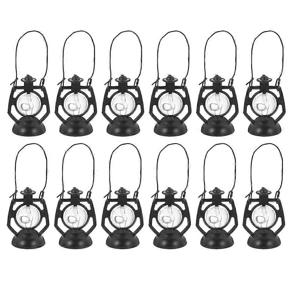 Vintage Mini Lantern Mini Kerosene Lamp for Decoration 100Pcs Pack