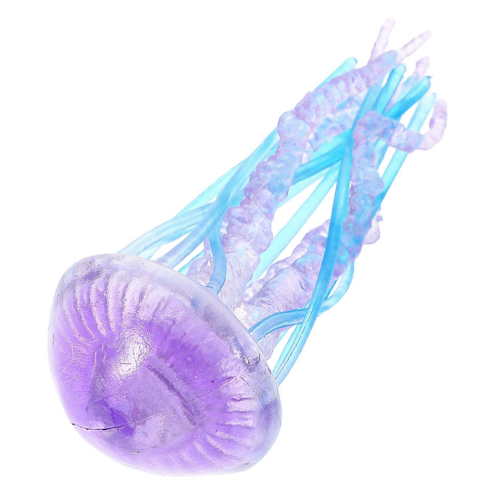 Marine Creature Figurines Jellyfish Model Educational Decorative 5Pcs