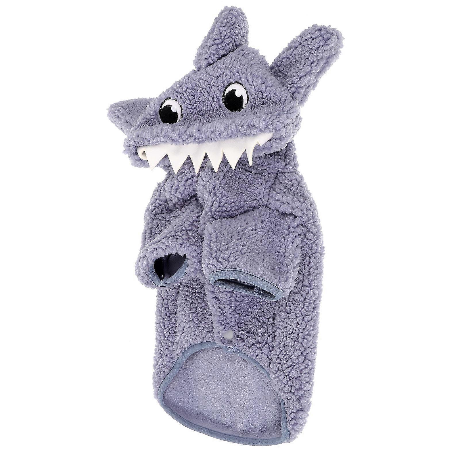 Dog Winter Clothes Hoodie for 2Pcs Warm Keeping with Shark Pattern