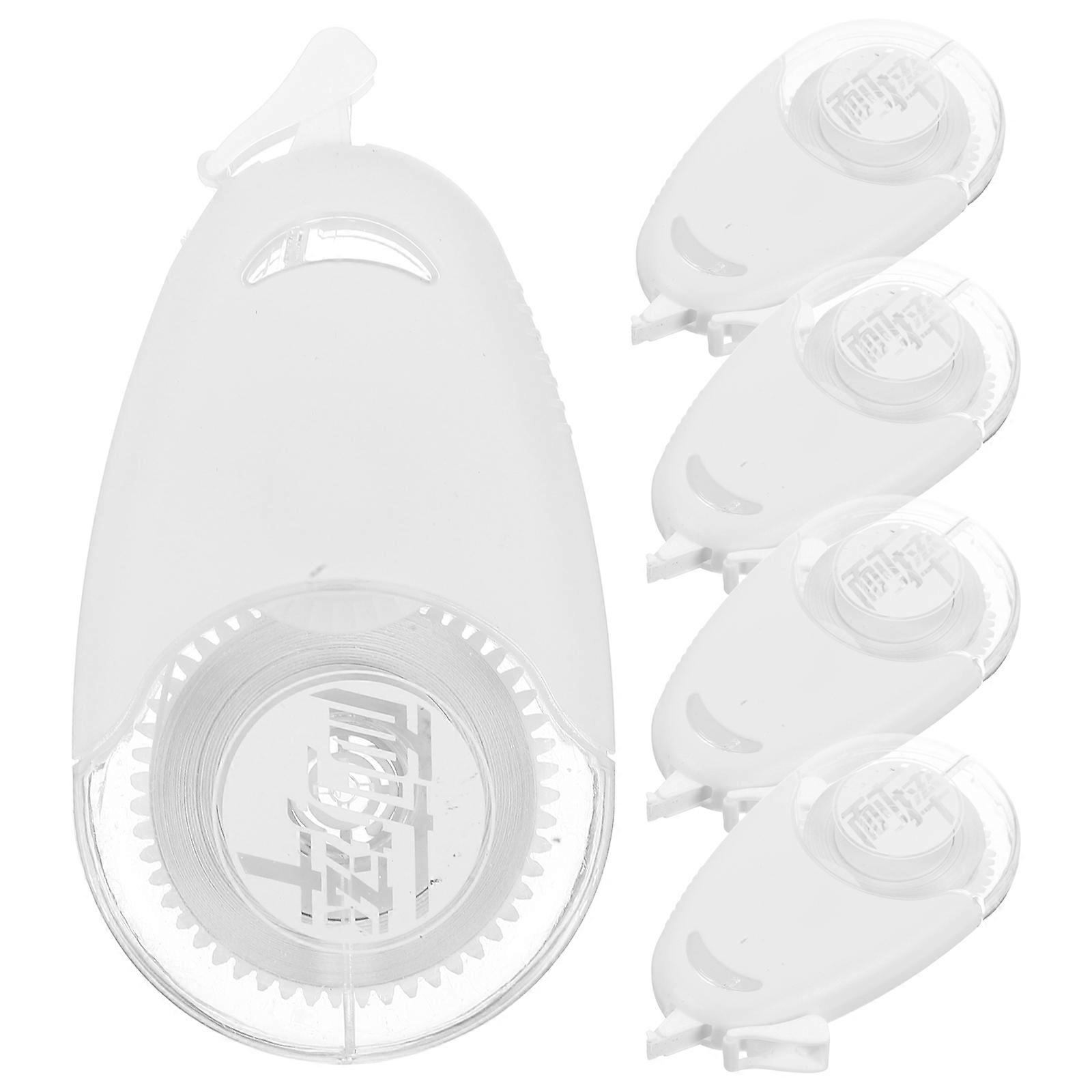 Compact Fliptop Design Correction Tape Reliable For Teachers Office Workers 5Pcs