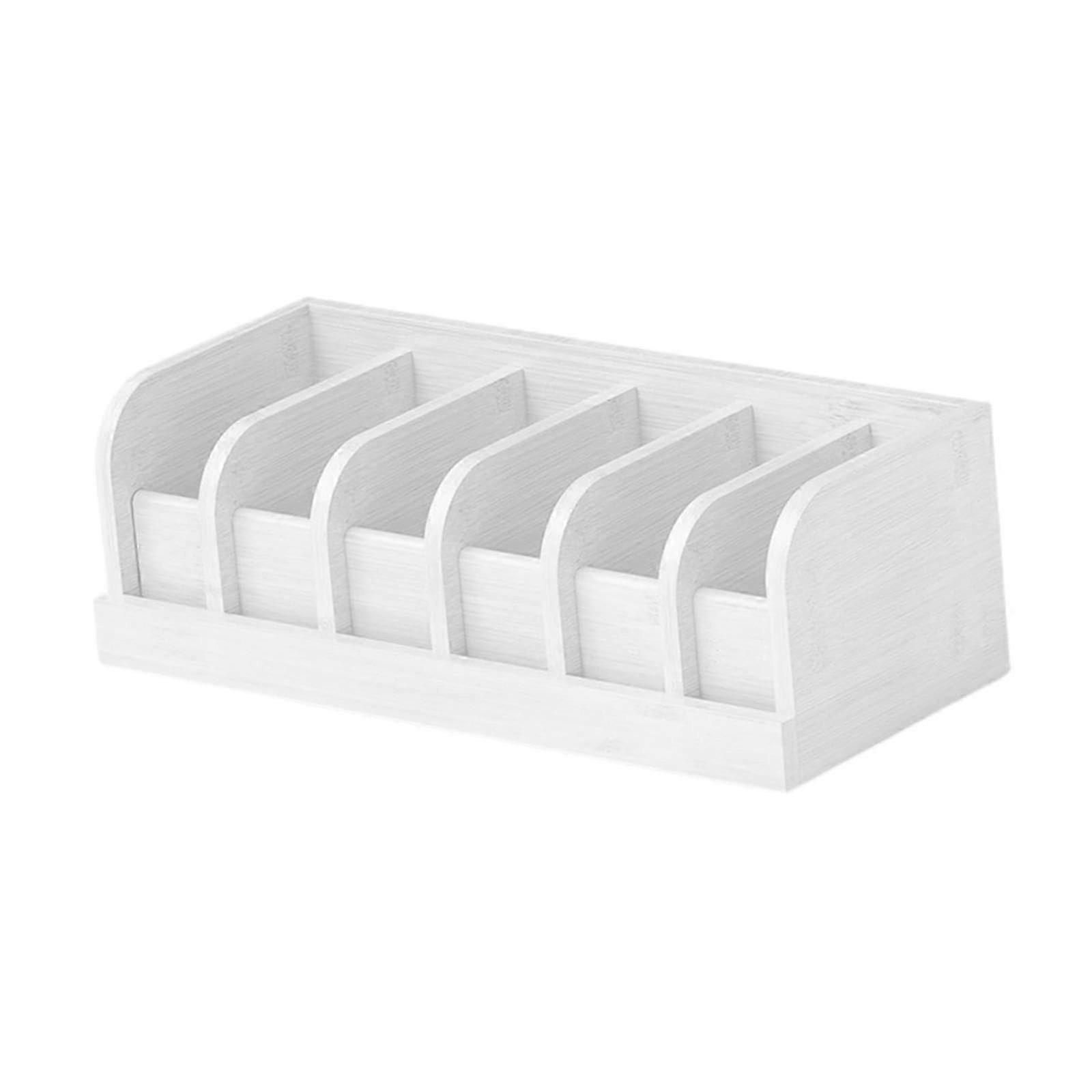 Belt Organiser Wooden Belt Display Box with Drawer for Men and Women, White Belt Storage Solution 25-26