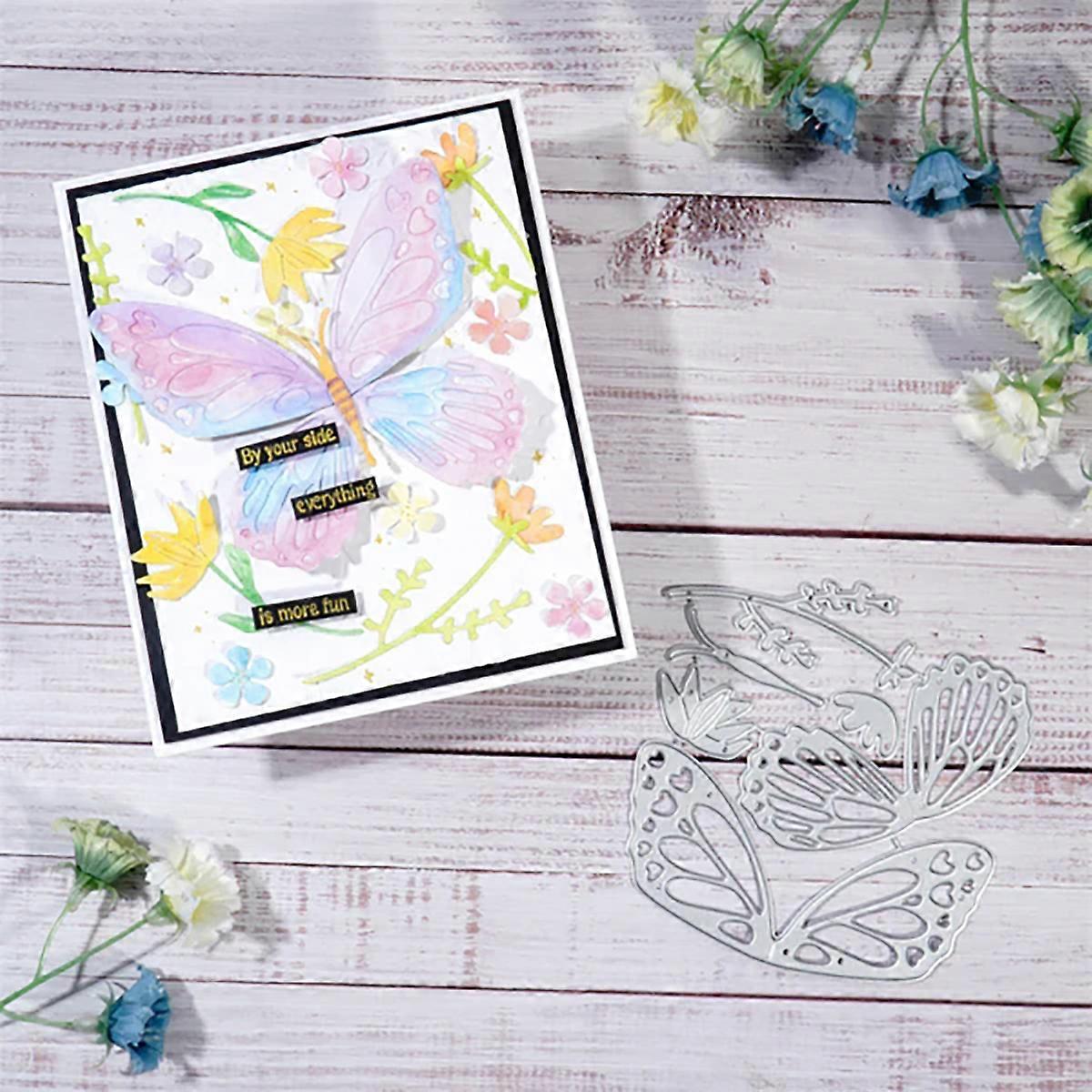 1PC Butterfly Metal Cutting Dies Die-cut Crafts Stencil Tool for DlY Handmade Scrapbook Cards