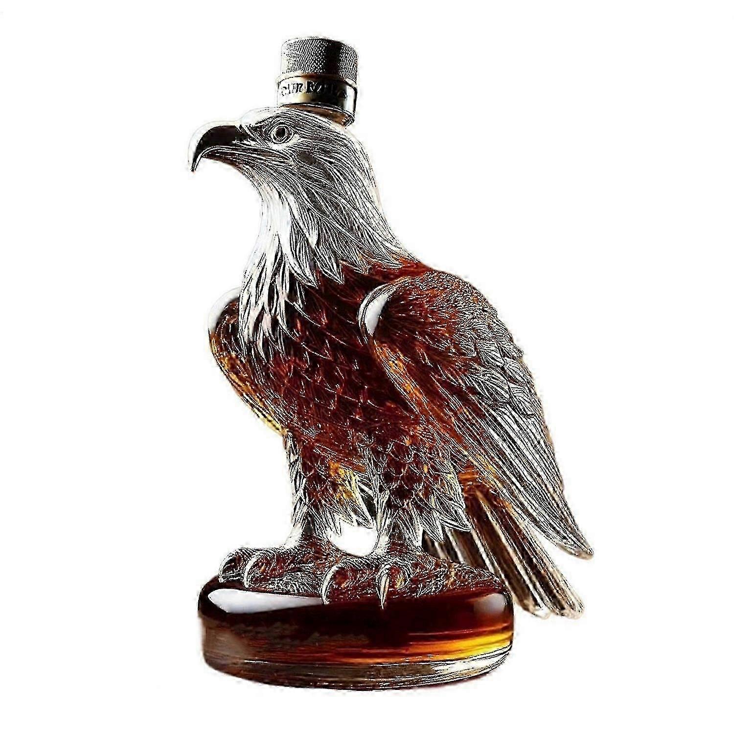 350mlウイスキーデカンターハクトウワシ形状ワインボトル強度シンボルデカンターイーグルスピリットボトルFre