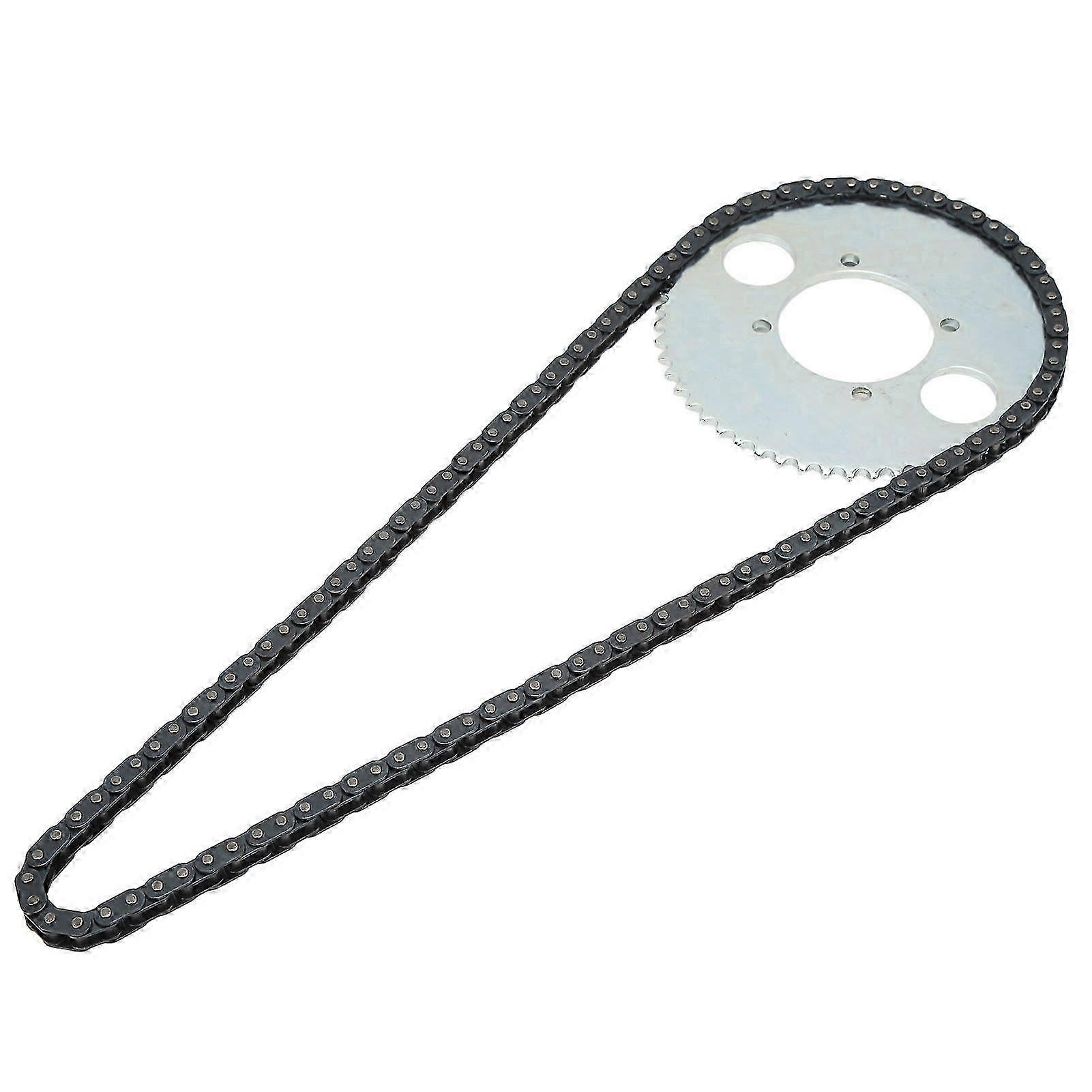 Rear Drive Sprocket Cog T8F 54T Tooth with 116 Links Chain Set Kit for 47cc 49cc 2 Stroke