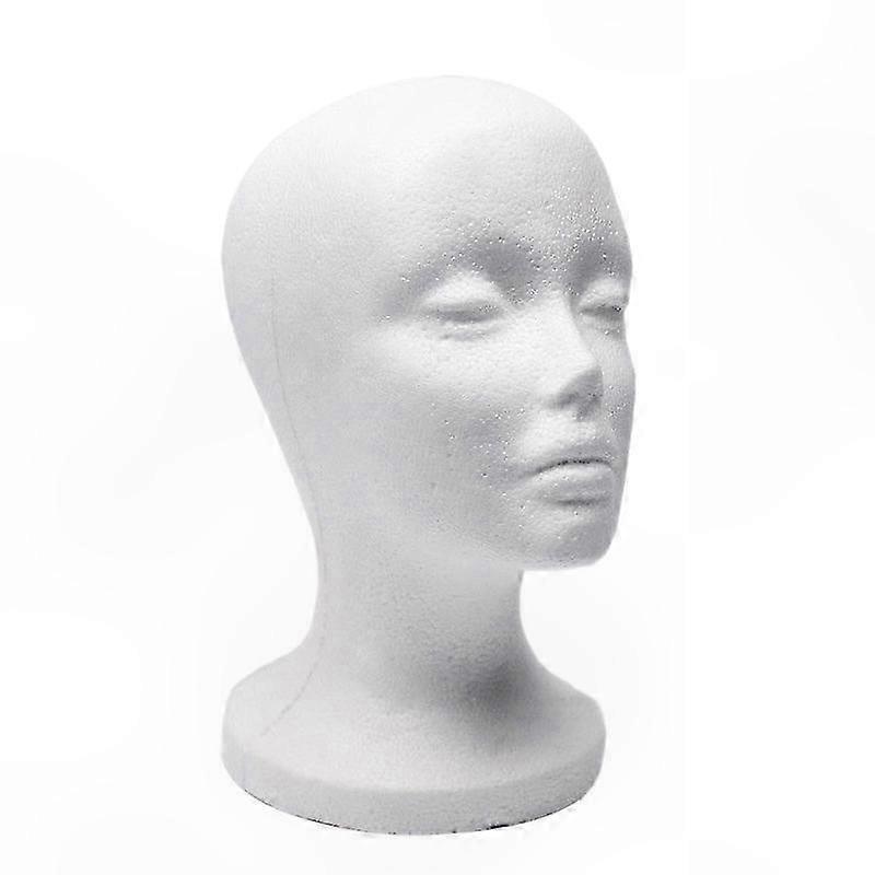 Mannequin Head Display Stand for Sunglasses Hats and Headsets Stylish Foam Model for Eyewear and Accessories