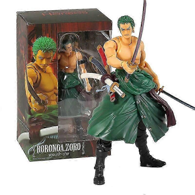 MH Variable Action Heroes One Piece Portgas D Ace Monkey D Luffy Roronoa Zoro Action Figure Model Toy Gift Collection Figurine 25-26