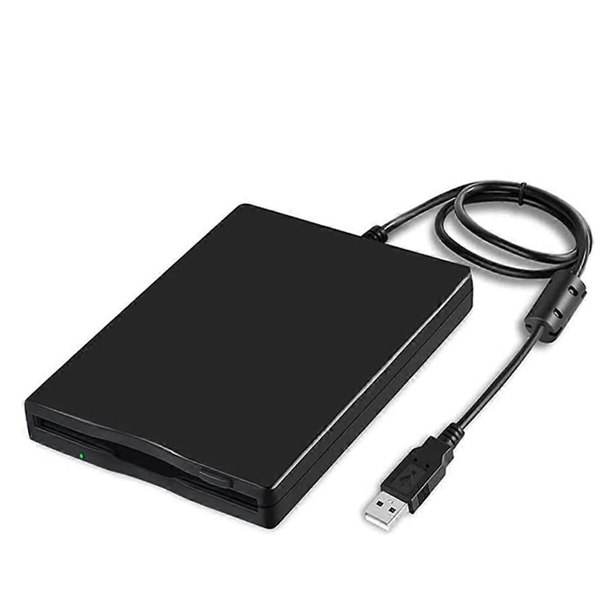 USB External Floppy Disk Reader Drive 3.5In 1.44MB FDD Diskette Drive for 10/7/8/XP/Vista PC Laptop Desktop