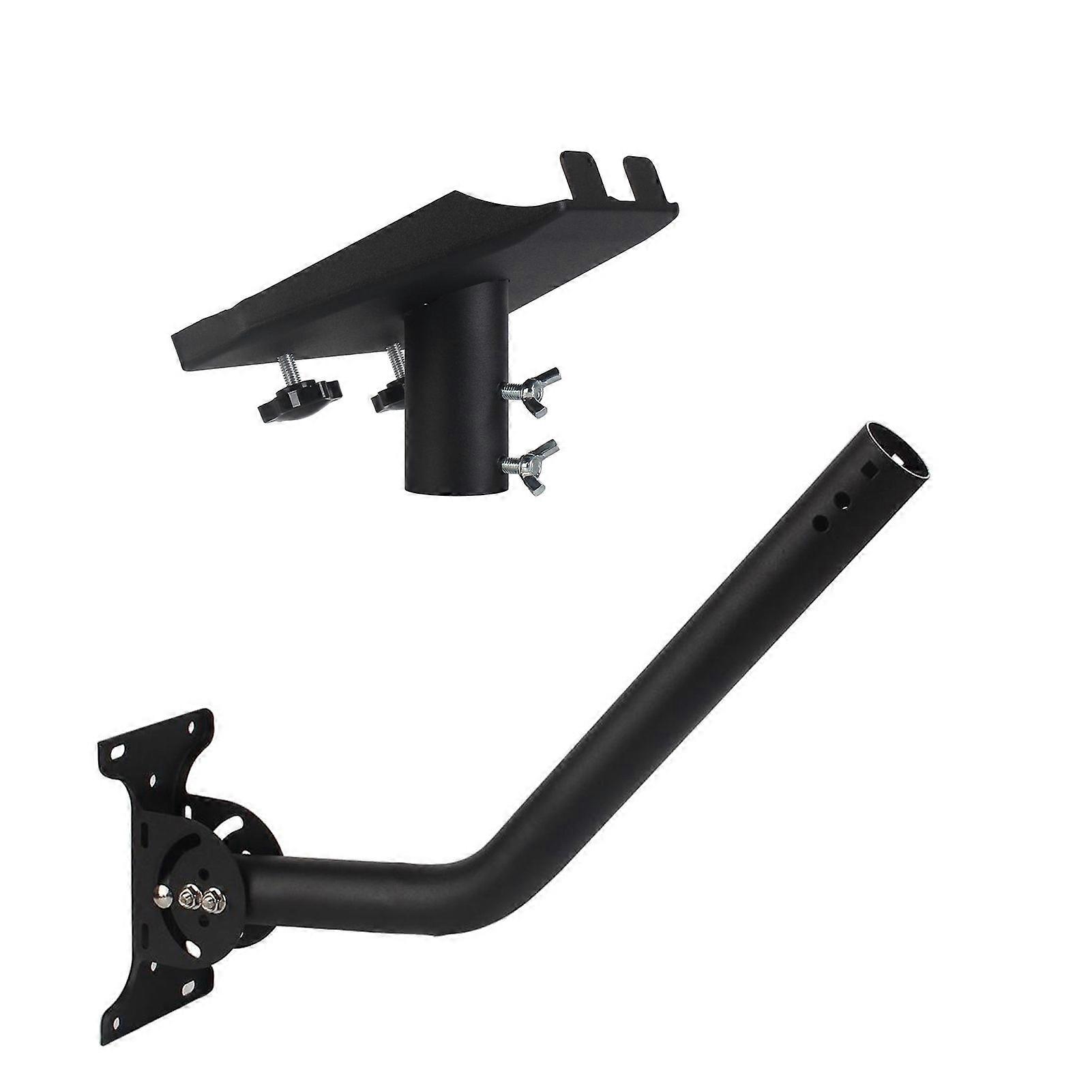 Black Satellite For Pole Dish Weather-Resistant Adjustable For Satellite