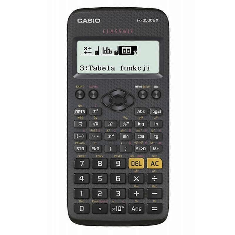 Casio Kalkulator Scientific FX-350CEX 379 Funkcje, 77x166mm,