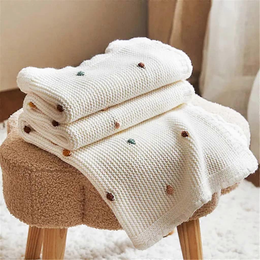 Knitted Blanket Office Nap Blanket Air Conditioning Blanket Sofa Blanket 70x100 CM Model D