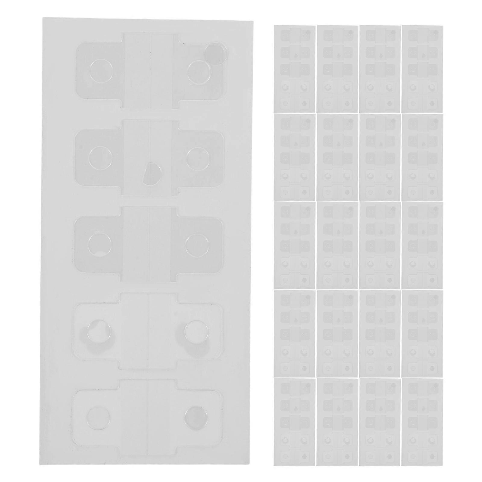 50 Sheets Clear Binder Hole Reinforcement Stickers - Paper Binder Protector Labels for Hole-Punched Pages Scrapbooking Album