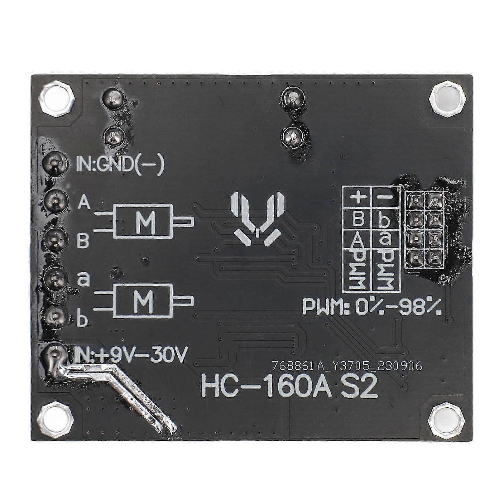 9V30V 60A DC Motor Driver Module Double Channel PWM High Power H Bridge DC Motor Driver Module for Replacement