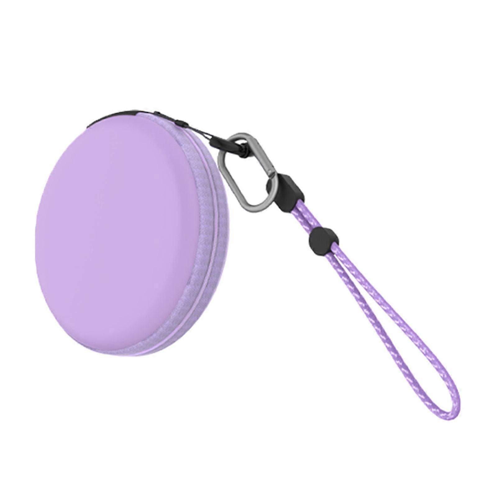 Soft Inner Lining Organizers Bag Pouch with Mesh Pocket for Paradise Game Machine Silicone Case Scratchproof  Purple