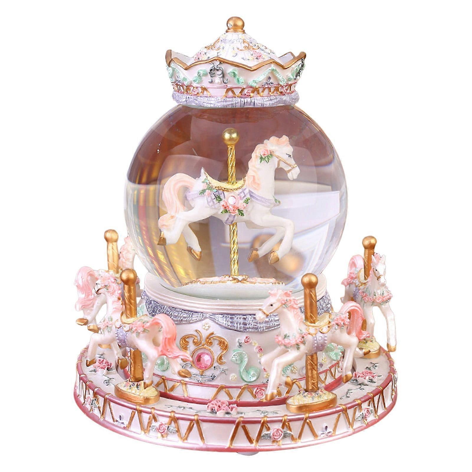 Nouvelle boîte à musique Ca Rousel Crystal B All Bl Uetooth boîte à musique octave cadeau danniversa