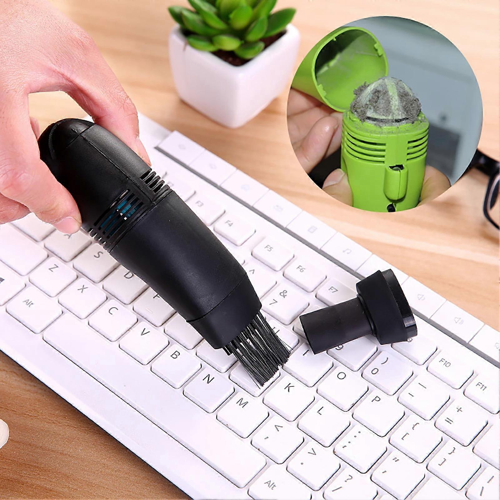 SUSUchens Keyboard Cleaner Strong Suction Portable Mini USB Vacuum Handheld Keyboard Dusting Brush for Computer