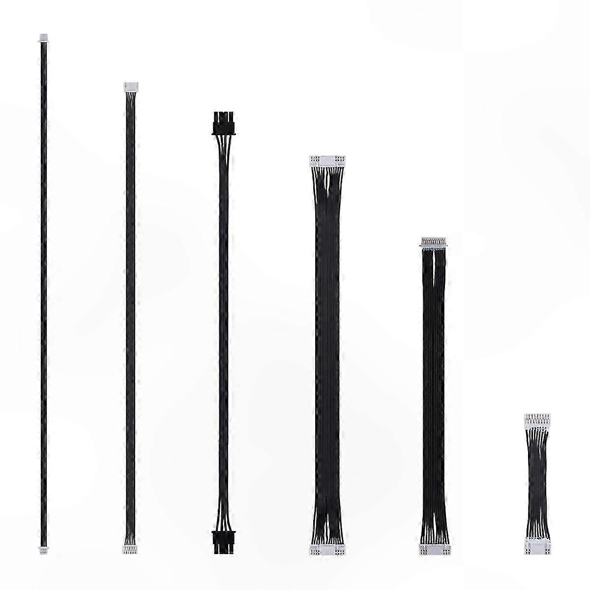 6PCS 2 Pro 6-in-1 Cable Pack for Bambu AMS2 Pro 3D Printer Accessories