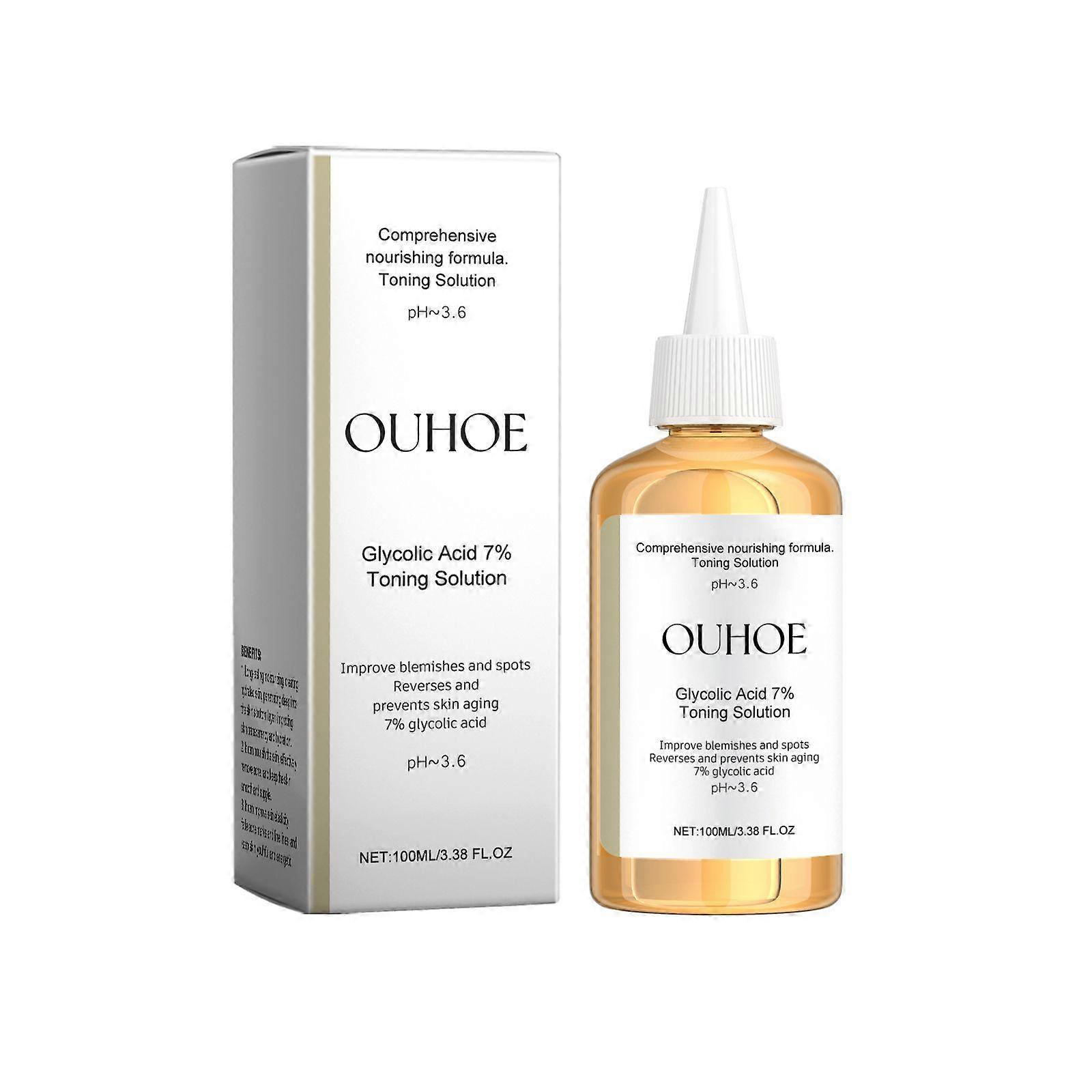 Ouhoe 7% Glycolic Acid Moisturizing Toner, An Essence For Removing Closed Comedones And Improving Skin Condition