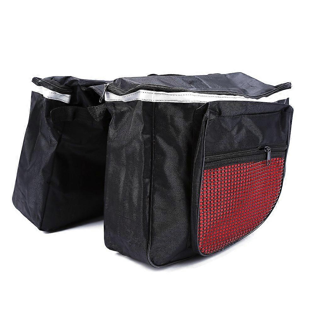 Bike Rack Rear Tail Carrier Trunk Bag With Reflective Strips Universal Fit For All Rear Rack Sizes