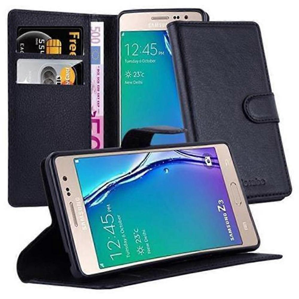 Samsung Galaxy Z3 Case - Protective Case with Card Slots and Stand Function