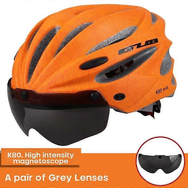 Light Comfortable Gub K80 Plus Dual Use Cycling Helmet Magnetic Goggles Magnet Adsorption