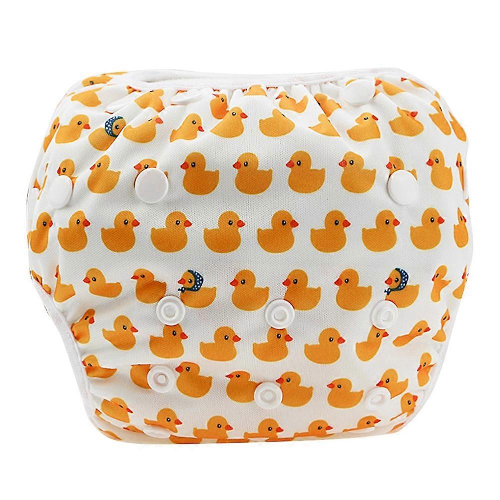Free Size Baby Adjustable Reusable Waterproof Breathable Summer Pool Training PantsDuck