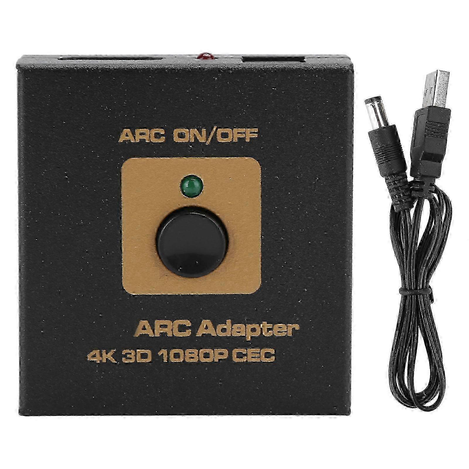 Optimized HDMI ARC Adapter: HDMI to HDMI ARC Converter for 4K, 3D & 1080P CEC with USB Power Cable - Best Seller at 2025 Model Year