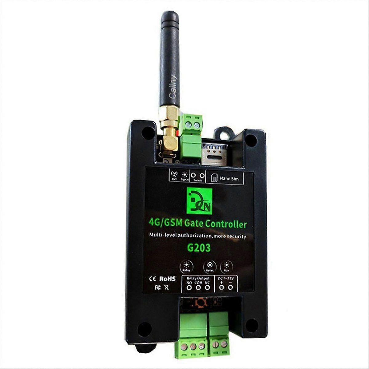 GSM 2G Access Controller Remote Control Gate Opener On/Off Relay Switch for Garage Door UK Plug