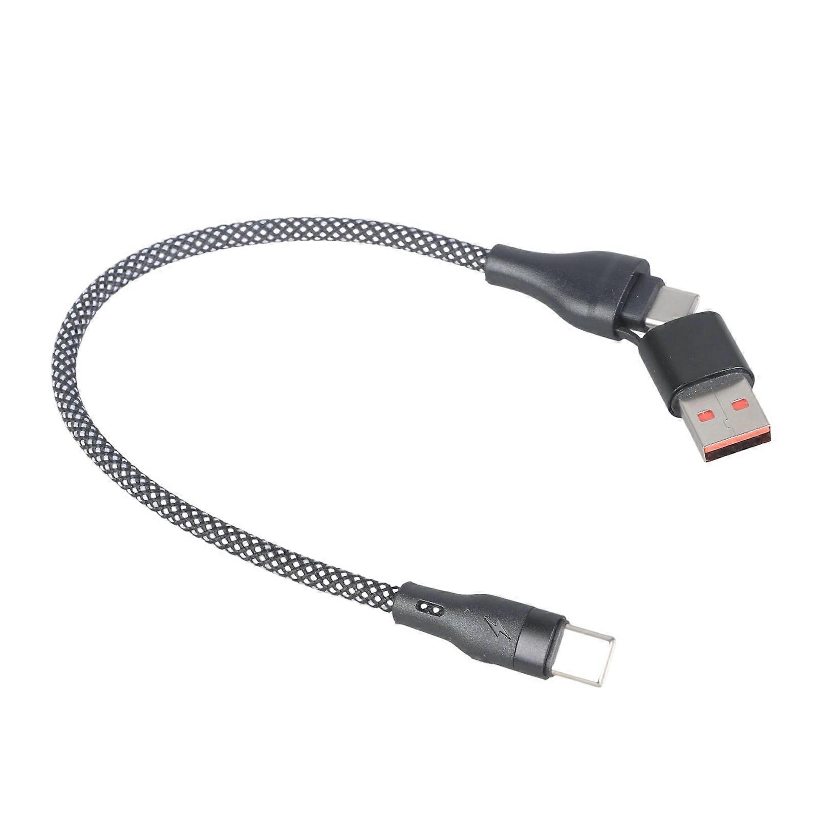 Combined USB CREATE to USB CREATE and USB Holy being USB CREATE Fast Charging Cable 66W DOG Direct current Smartphones Tablets Laptops Play Devices