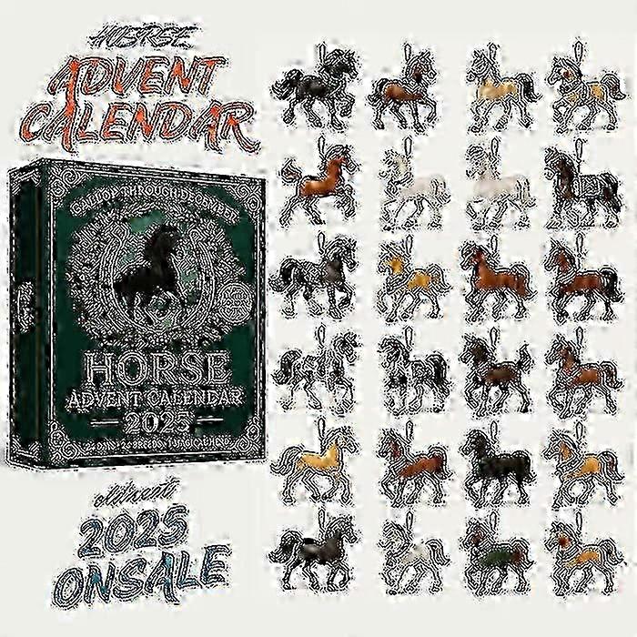 2025 New Acrylic Christmas Countdown Advent Calendar Blind Box