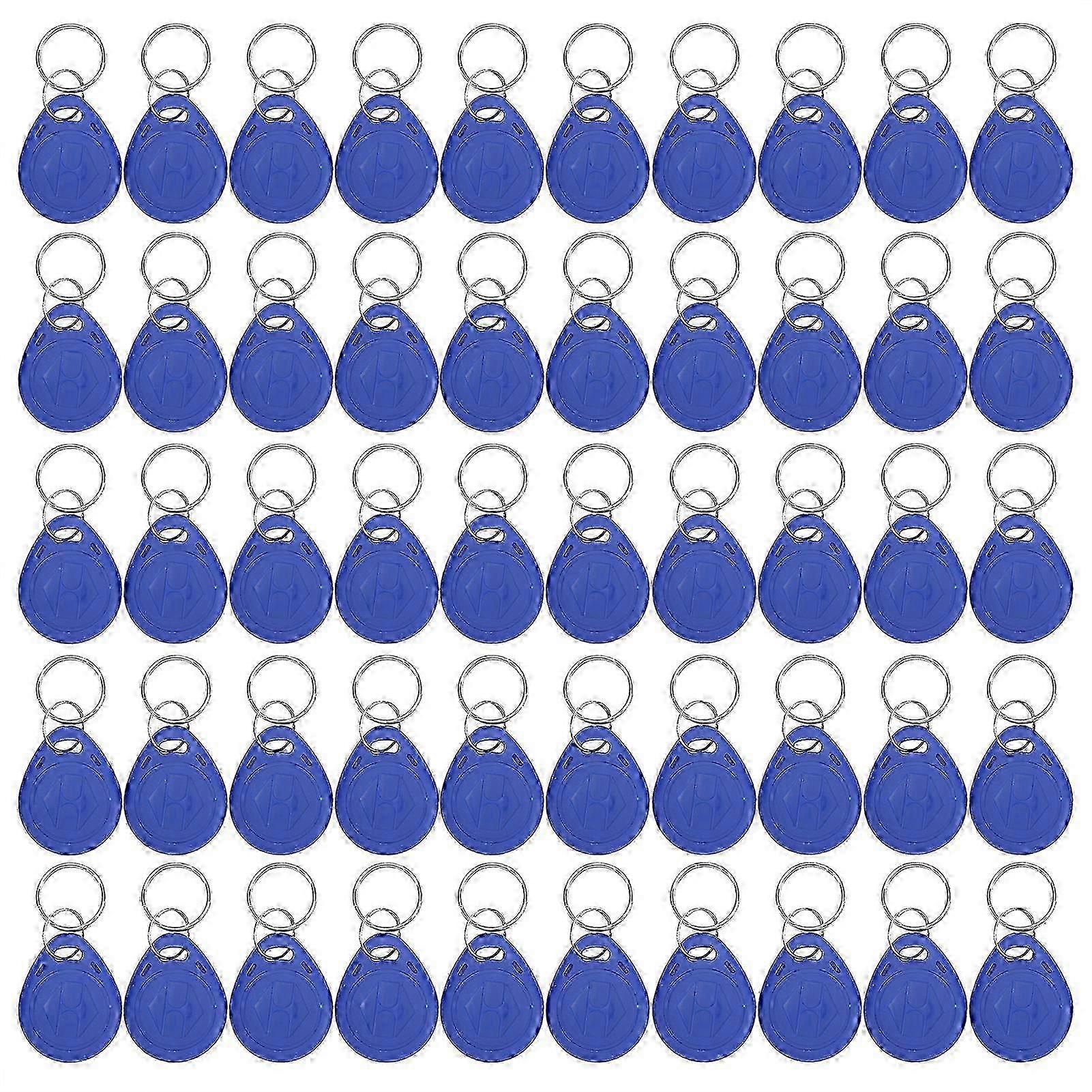 50pcs ID Card Key Fob Token Tag 125KHZ Rewritable Universal for Access Control Elevator Parking