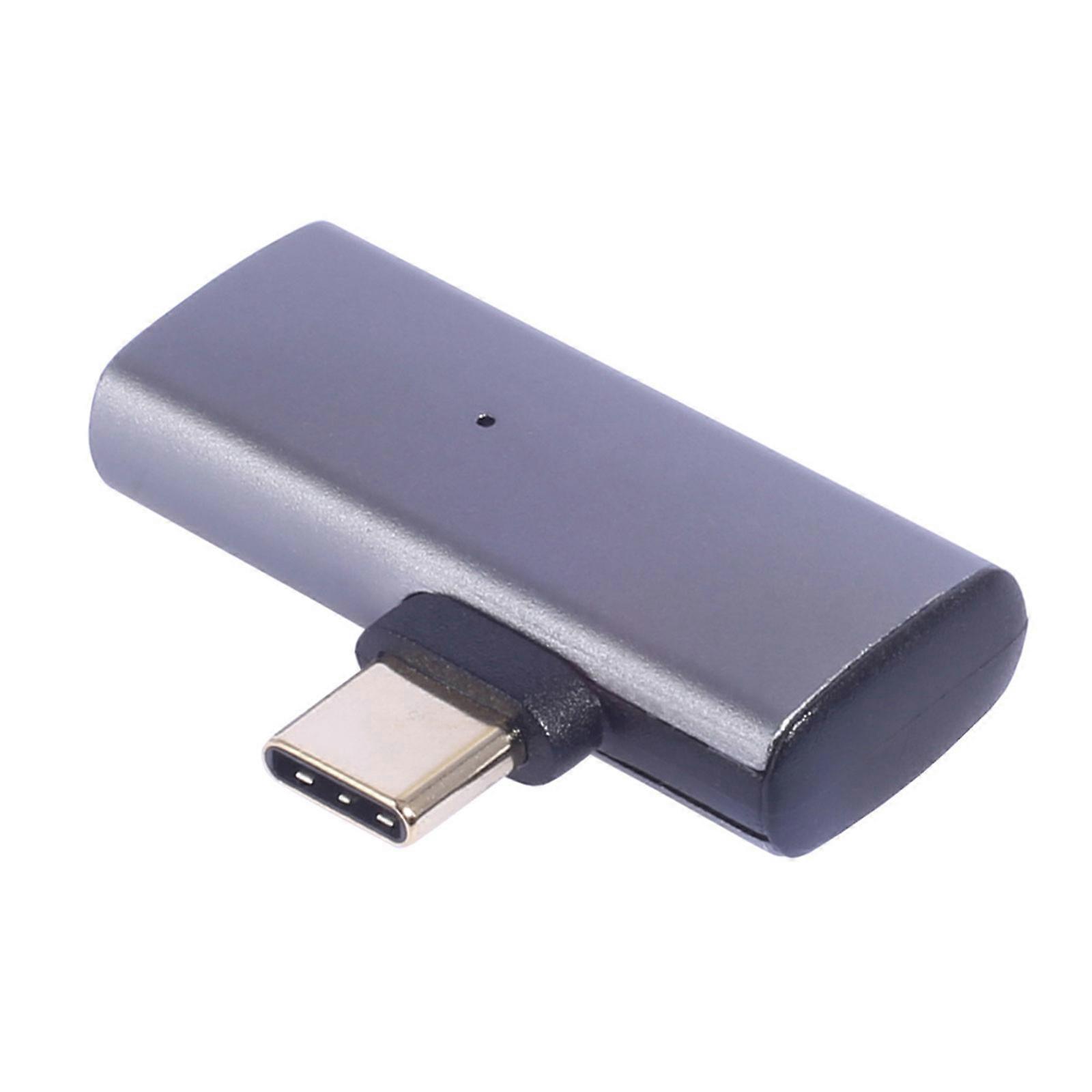 Adaptador OTG USB Tipo C com Carregamento Rápido PD 100W & Transferência de Dados 10Gbps Conversão OTG USB Tipo C para Dispositivos Móveis Cinza