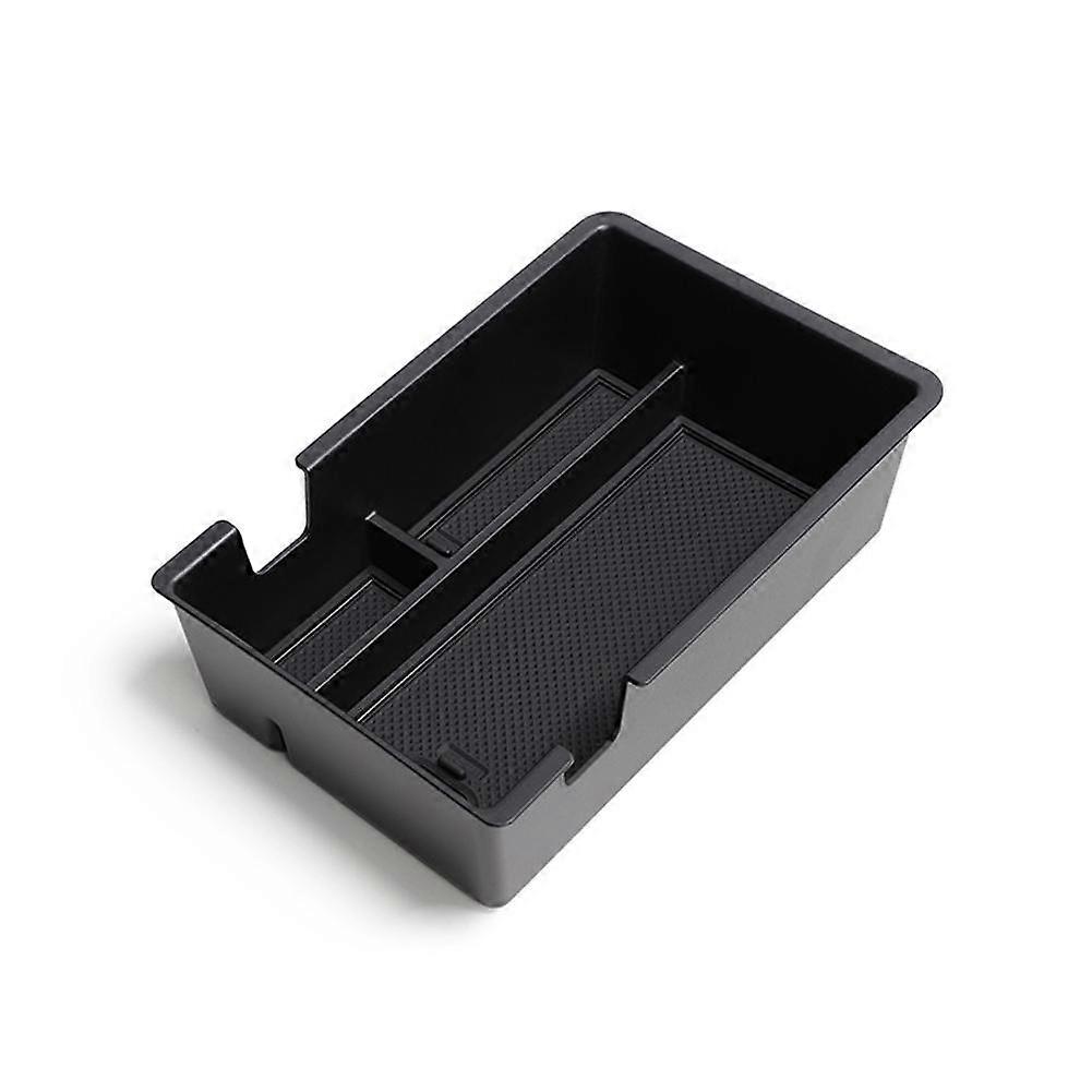For BYD Yuan UP 2024-2025 Armrest Storage Box Triple-Compartment Organizer with Non-Slip Mat Tool-Free 3 Min Installation