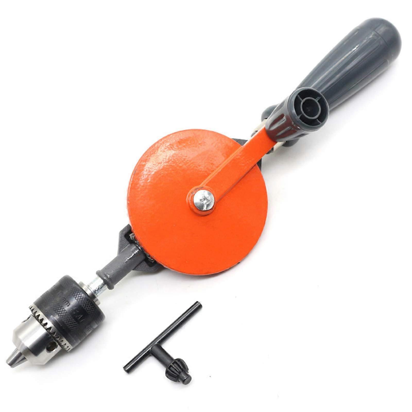 Hand Drill Double Pinion Manual Woodworking Tool for DIY and Teaching, 3/8 (44628)