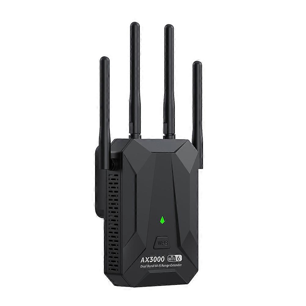 Dual Band WiFi6 3000Mbps Wireless Repeater 2.4Ghz 5GHz WiFi Extender WiFi 6 Amplifier Signal Expansion Booster EU Plug