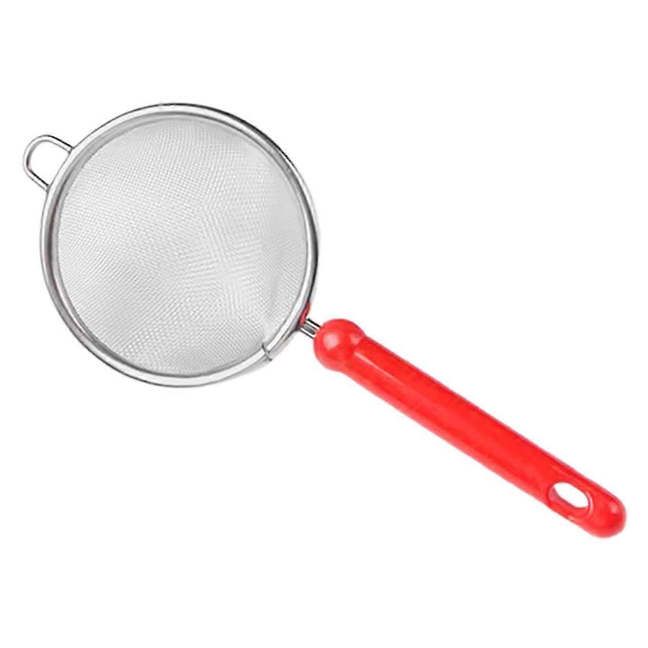 Stainless Steel Fine Mesh Sieve with Long Handle for Flour Powder Sugar Tea and Baking