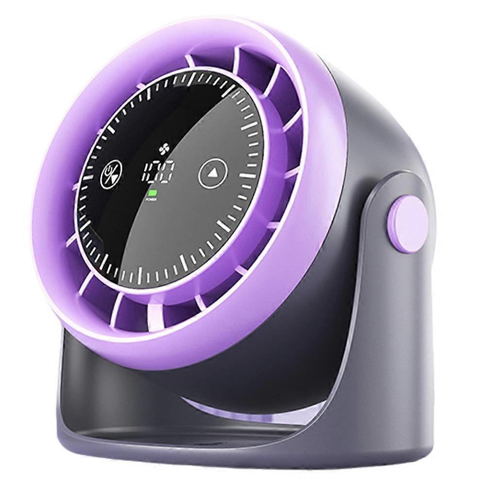 Touch Screen Desk Fan Multi-Speed Adjustable with Digital Display