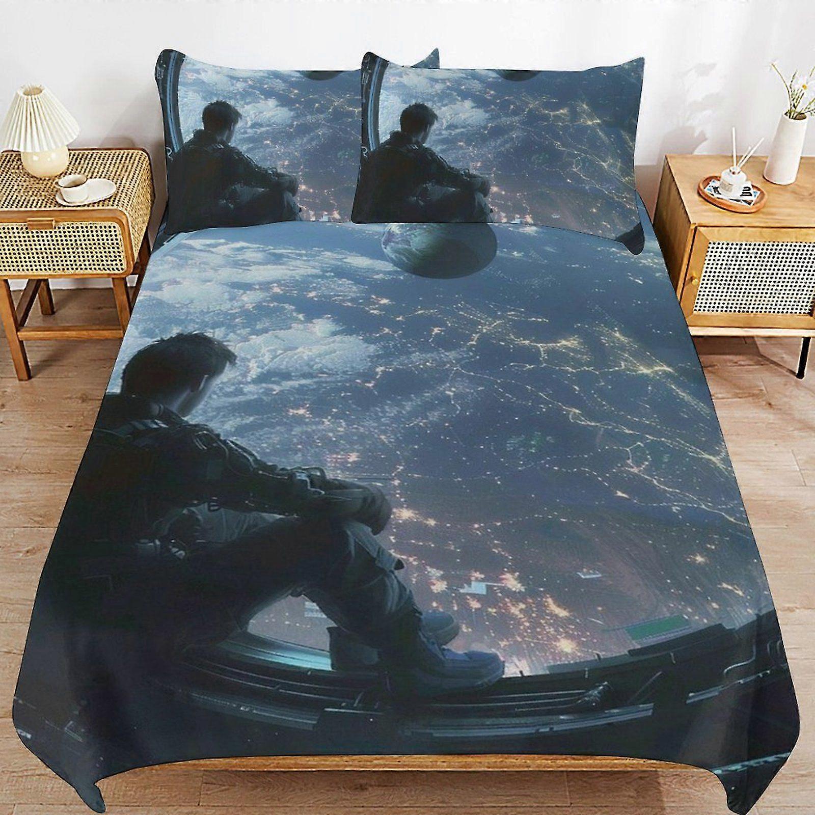 1567BY Star Wars Smooth Texture Sleep Arrangement Cozy Build Thread Detail Duvet Cover Sets Fit for All SQ1567