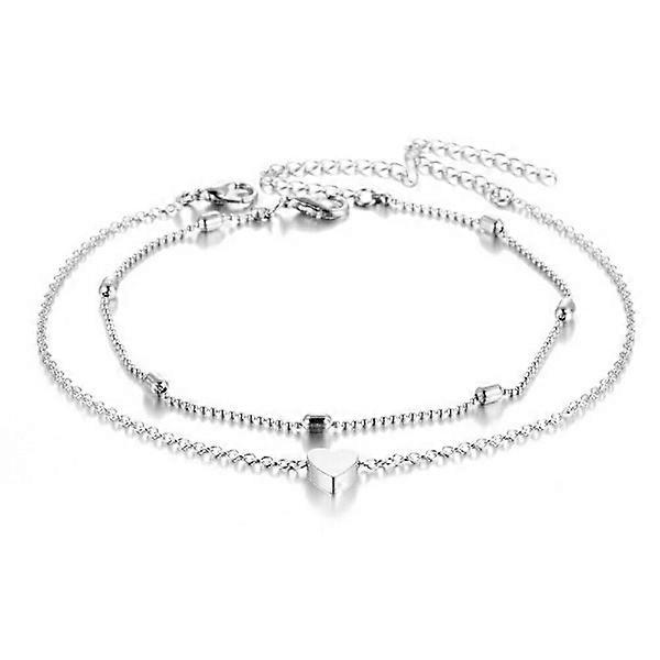Anklet, 2x - Silver Silver
