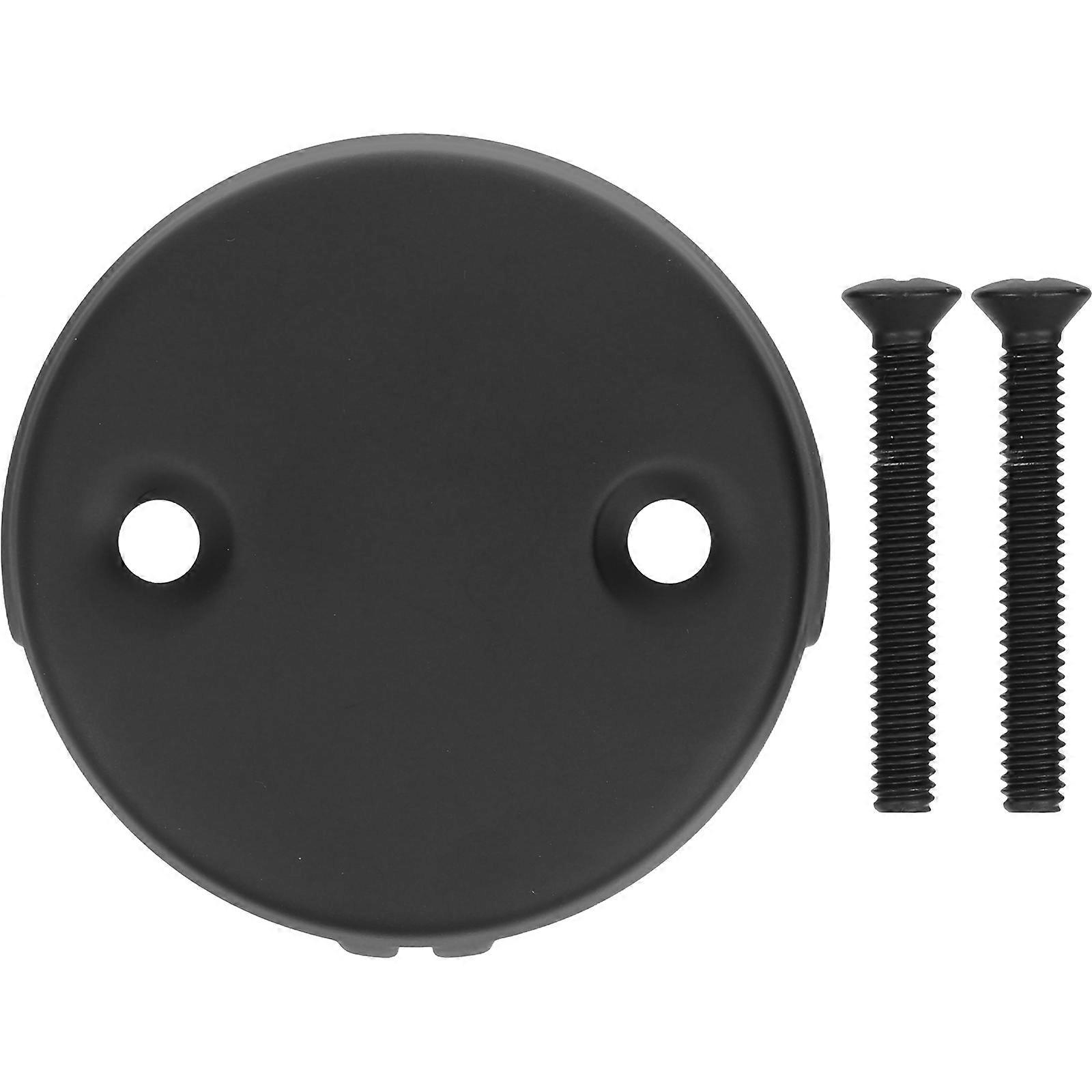 Bathtub Overflow Drain Cover Stainless Steel Tub Overflow Plate for Bathroom Use