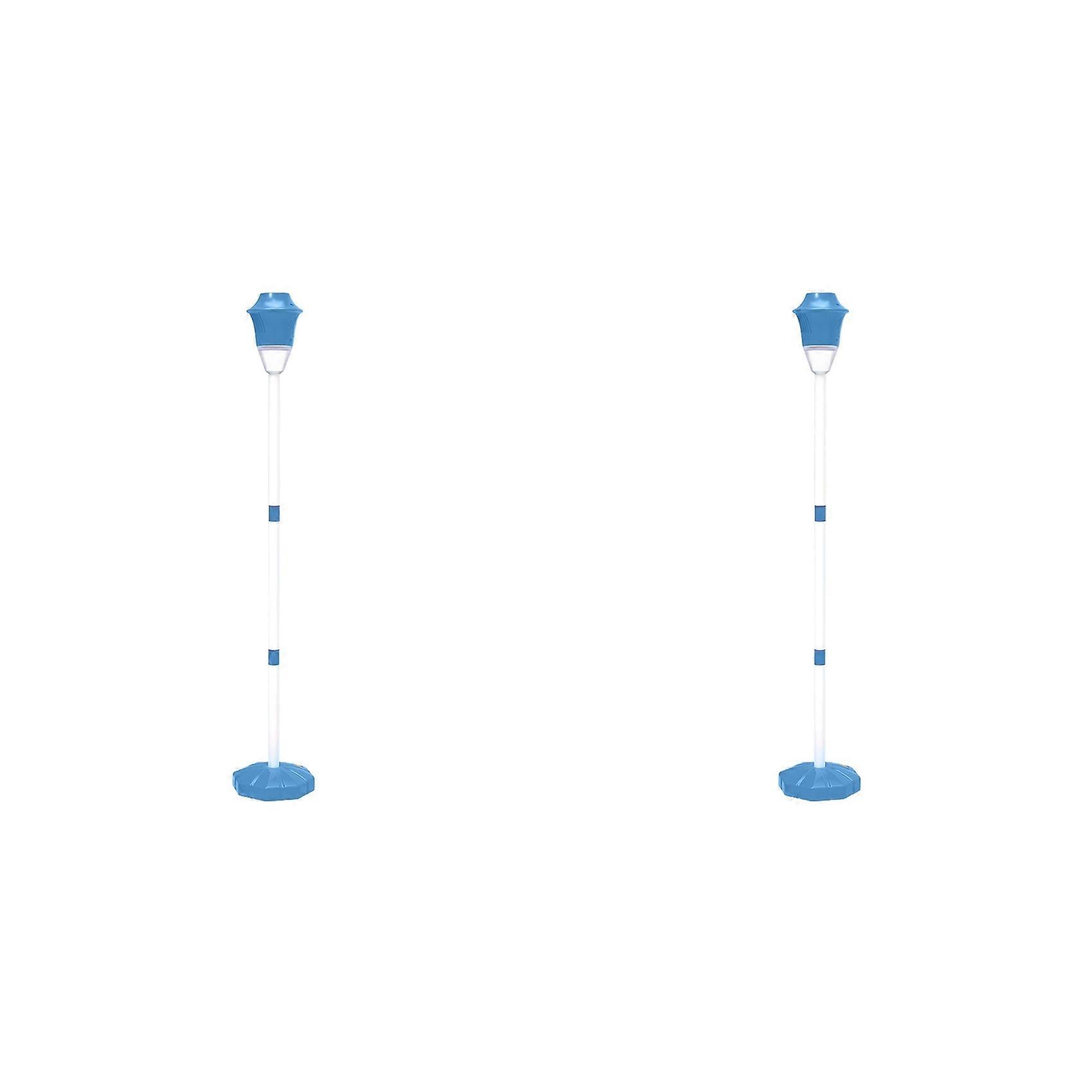 2X Automatic Bubble Machine with Light Vertical Bubble Machine for Birthday Outdoor Wedding Christmas Parties Blue