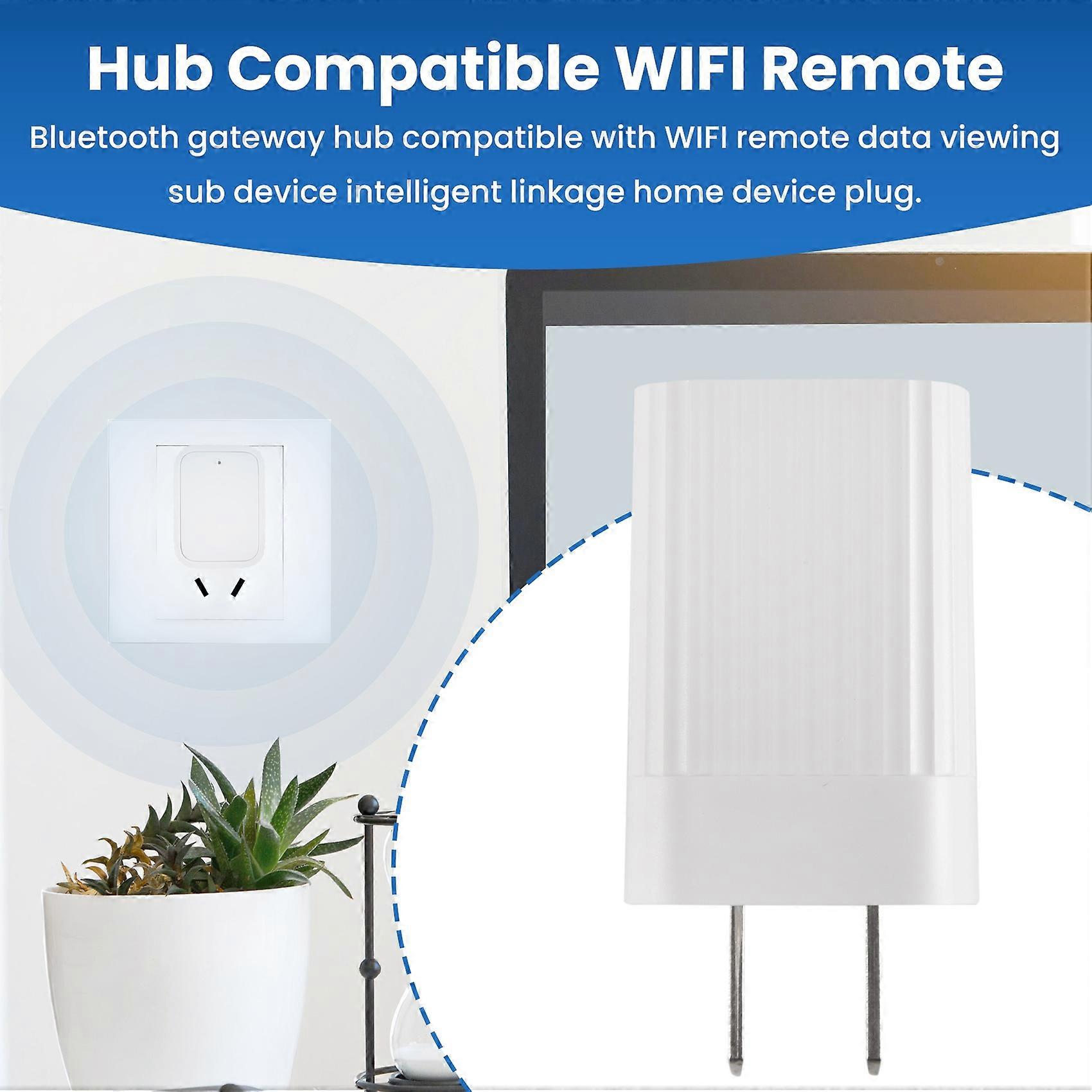 Bluetooth Gateway Hub Compatible WIFI Remote View Data Sub-Device Smart Linkage Home Device Work with Mi Home US-Plug