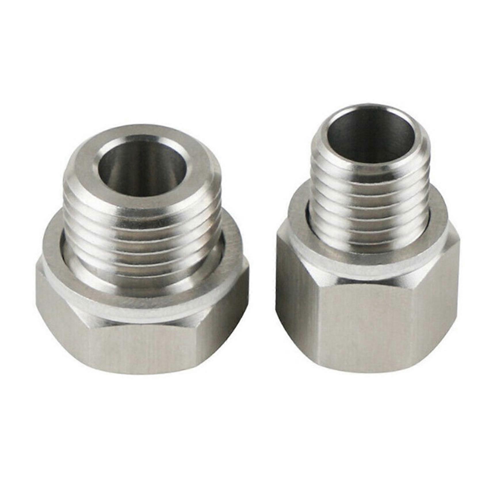 2X Practical Oil Pressure Adapter Fitting LS Swap Gauge Sensor Adapter M16X1.5 M12X1.5 1/8 Connector NPT Connectors