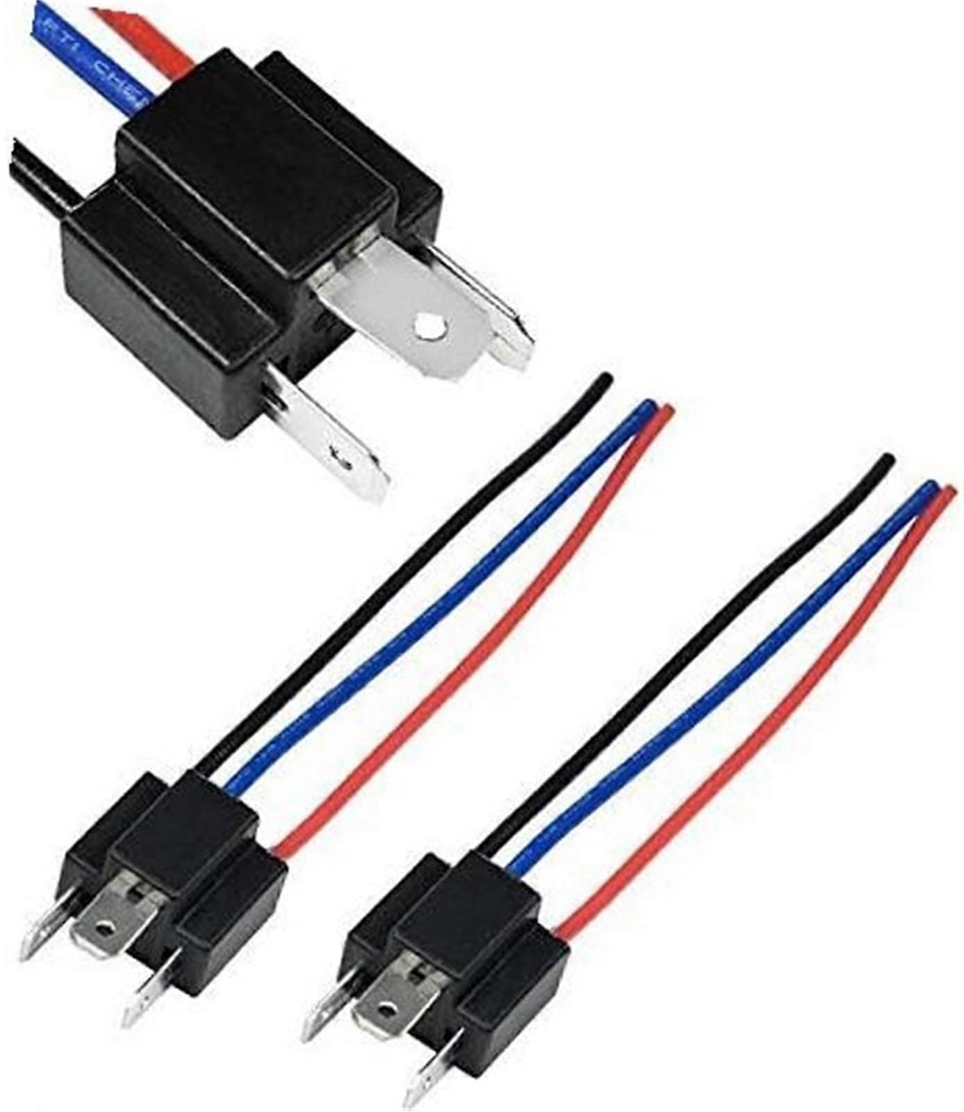 H4 9003 HB2 Headlight Socket Plug Male Wire Harness Adapter for Secure and Easy Bulb Installation