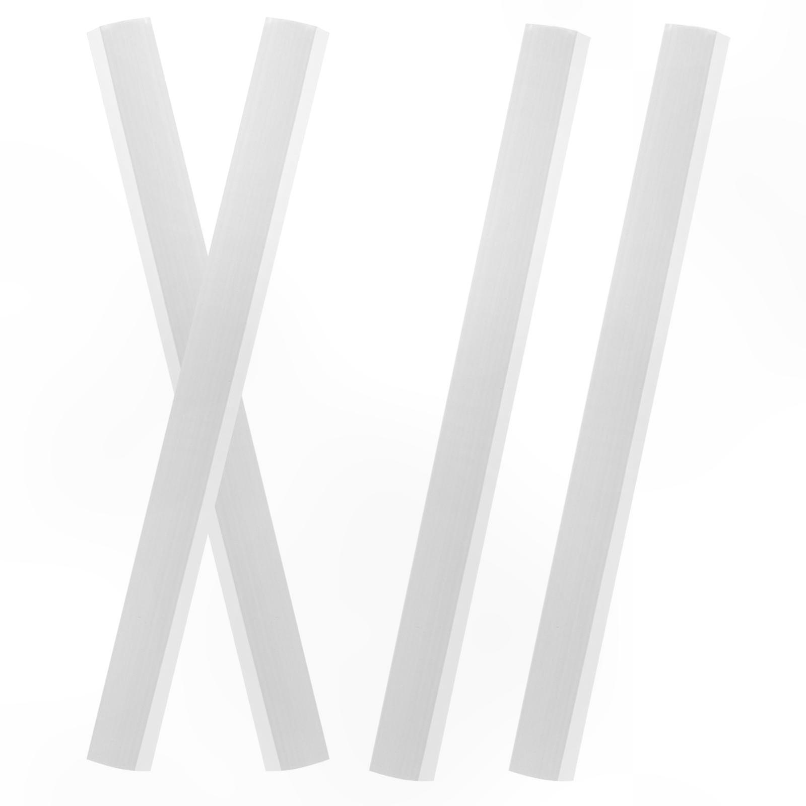 4-Pack Dustpan Edge Protectors for Garbage Shovels Replacement Strips