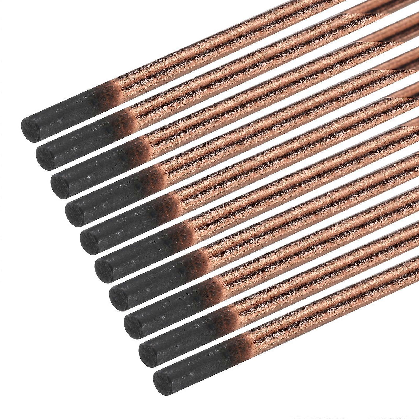 10pcs 6mm x 305mm Carbon Arc Gouging Rods Copper Graphite Electrodes for Welding