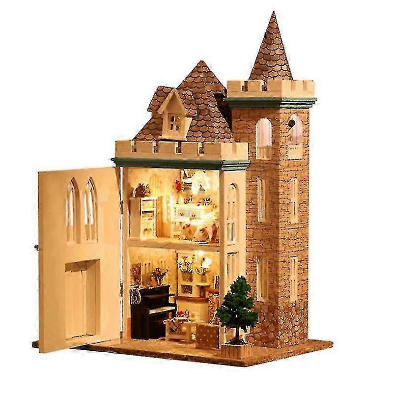 Plastic And Cloth Diy House For Playing-c