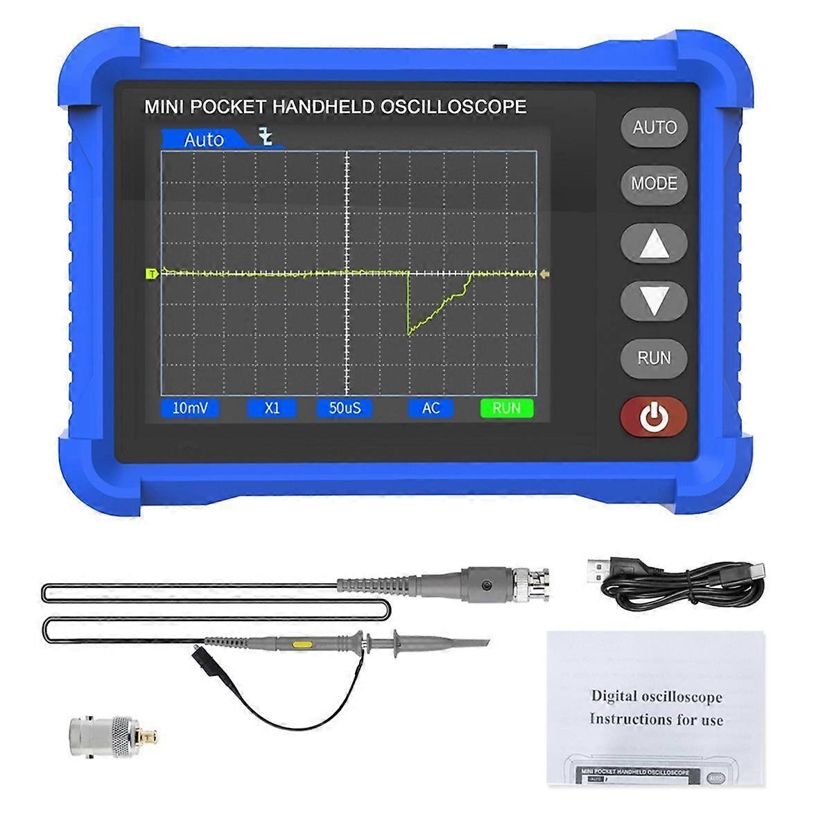 -250K Handheld Digital Oscilloscope 250kHz, 2.5MS/S Sampling, 2.8" LCD Display